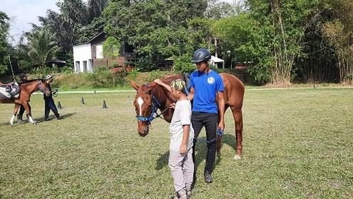 Aktiviti berkuda di Ladang Alam Warisan, Negeri Sembilan